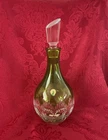NIB FLAWLESS Unique NEON LIME WATERFORD MIXOLOGY Glass Crystal DECANTER &STOPPER