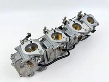 03-04 Yamaha 90HP 4 Stroke Outboard 1 2 3 4 Carburetor Set Of 4 - Good Condition