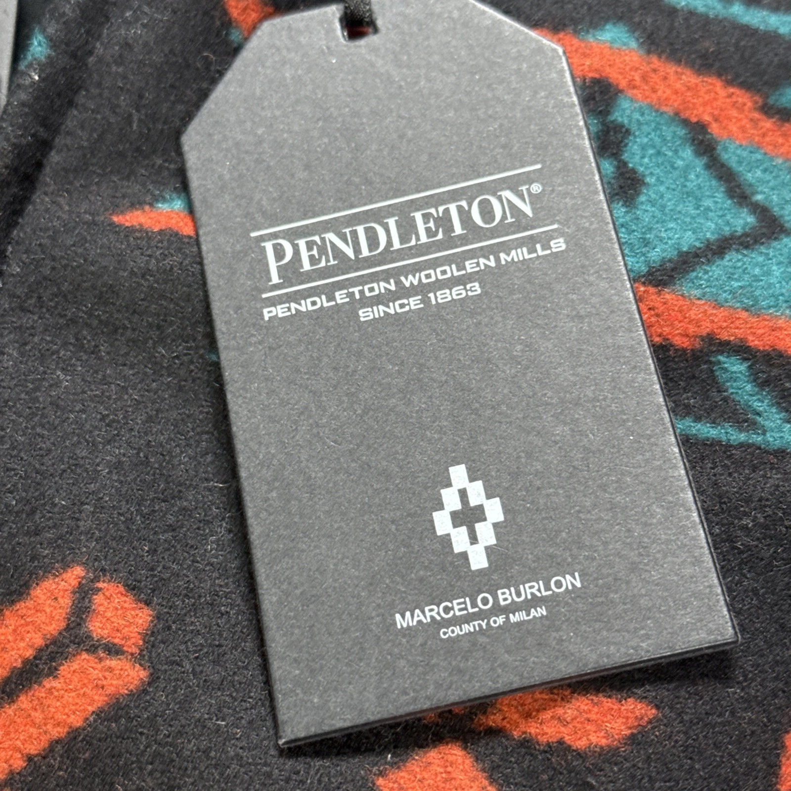 Marcelo Burlon x PENDLETON Wool Aztec Bomber NWT Sz XL Made In Italy - product detail image 4