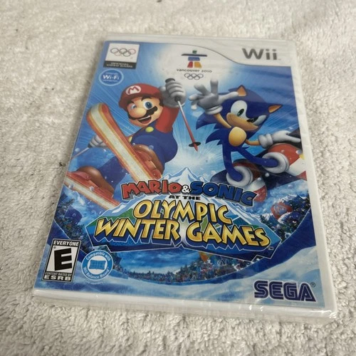 Mario & Sonic at the Olympic Winter Games (Wii, 2009) New Sealed !
