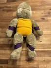 Vintage 1989 Teenage Mutant Ninja Turtles Donatello Plush Stuffed Toy Playmates