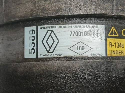 6560630 R134A klimakompressor RENAULT MEGANE I FASE 2 BERLINA BA0 2000 216478