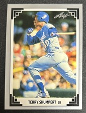 1991 Leaf Terry Shumpert Baseball Rookie Card RC #104 Royals 2B VG Corner Dings. rookie card picture