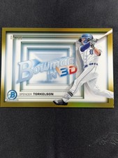 2022 Bowman Spencer Torkelson Bowman In 3D Gold Refractor /50 Rookie READ👇🏻