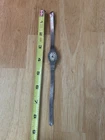 Vintage Timex Watch Women Silver Tone Oval Dial Thin Band Manual Wind