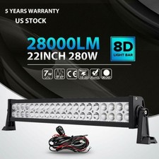22inch 280w Led Light Bar Spot Flood Combo Driving Offroad Pickup Bumper Suv Atv 22inch 280w Led Light Bar Spot Flood Combo Driving Offroad Pickup Bumper Suv Atv