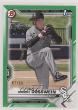2021 Bowman Draft Green 7/99 Brooks Gosswein #BD-21 0o6v