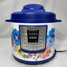 Instant Pot Pioneer Woman Breezy Blossoms Multi-Use Floral Flowers EUC
