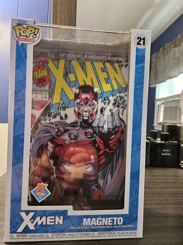 Funko Pop! Comic Book Cover with Case: Marvel - Magneto - Diamond Comics...
