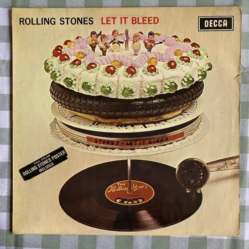 ROLLING STONES - Let It Bleed - 1969 1ST UK Press VINYL LP - With Inner Unboxed