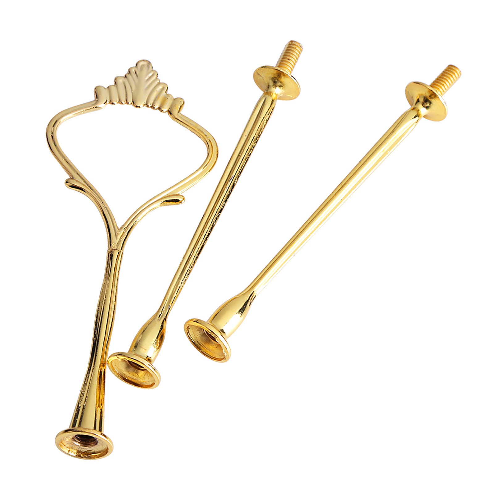 Multi Tiers Cake Tray Stand Handle Fruit Plate Hardware Fitting Holder