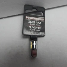 Powerbuilt 1/4 in. Drive (F)  X 3/8 in. Drive (M) Socket Adapter - 940500