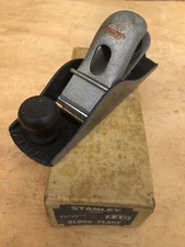 Vintage Stanley No.110 Block Plane In The Original Box Made In U.S.A.