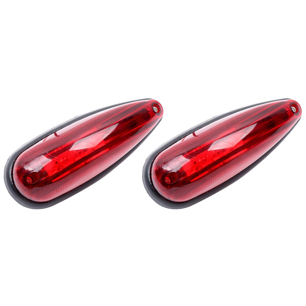 2pcs Sealed Truck Trailer Cargo Van Side Marker Clearance Light Roof Cab Top New