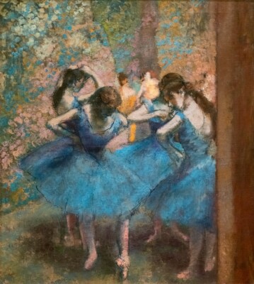 Edgar Degas : Blue Dancers : Archival Quality Art Print 13x19