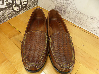 Johnson & Murphy Brown Braided Leather Loafers - New - Men’s 9 Johnston & Murphy Collection Men main image 4