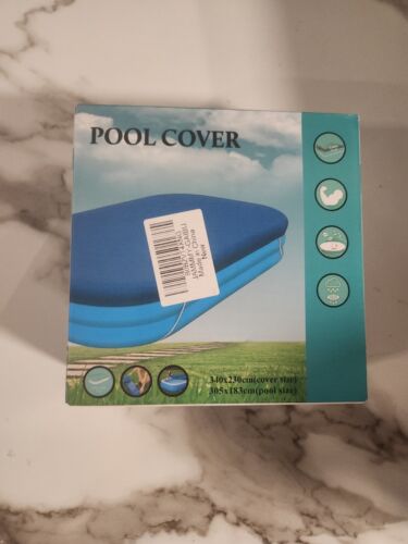 Pool Cover 340x230CM Winter Rectangle Above Ground Blue 10x6 - Picture 1 of 12