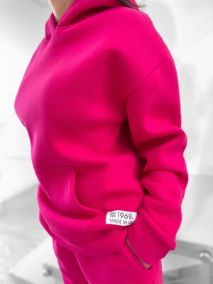 1969 Made in Italy Sport Fashion Oversize 2 Piece Set Unisex Costume Fuxia XXL