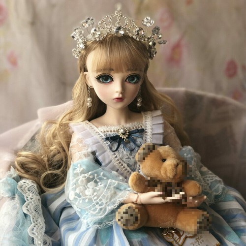 Muñeca 1/3 BJD 60 cm bola articulada niña niños hágalo usted mismo juguete regalo de cumpleaños 24" muñecas BJD - Imagen 3 de 4