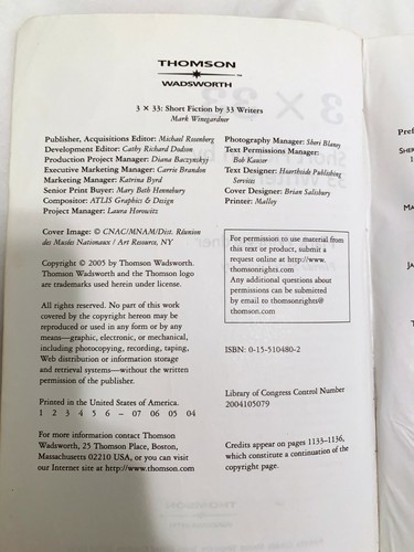 3 x 33: Short Fiction By 33 Writers, edited by Mark Winegardner, paperback - Picture 7 of 12