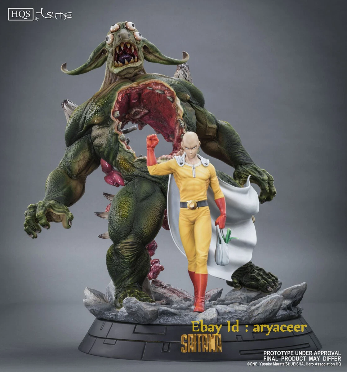 HQS series One Punch Man Saitama Statue Limited Figure Model In Stock