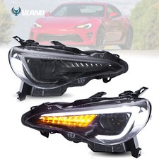 2X LED Headlights Fit 2012-UP Toyota 86 / Subaru BRZ / Scion FR-S Sequential DRL