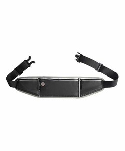 black reflective belt