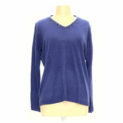 Sweater size L, purple, acrylic 