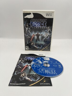 Star Wars The Force Unleashed Nintendo Wii Complete CIB Tested & Working
