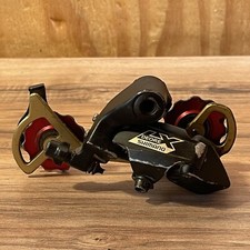 Rare Shimano Deore LX GOLD EDITION RD-M570 Rear Derailleur 9 Speed Long Cage