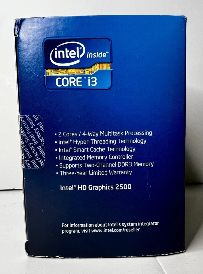 Intel Core i3-3220 3.30GHz 2C/4T 3M Cache 55W Processo CPU SR0RG Heatsink/Fan - Image 4 of 4