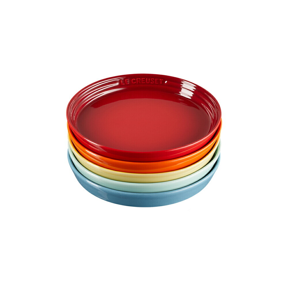 Le Creuset Neo Round Plate 17cm Rainbow Set of 5pcs | eBay