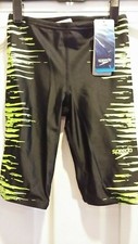 NEW MEN'S SPEEDO JAMMER PRO LT BLACK AND NEON SIZE 28