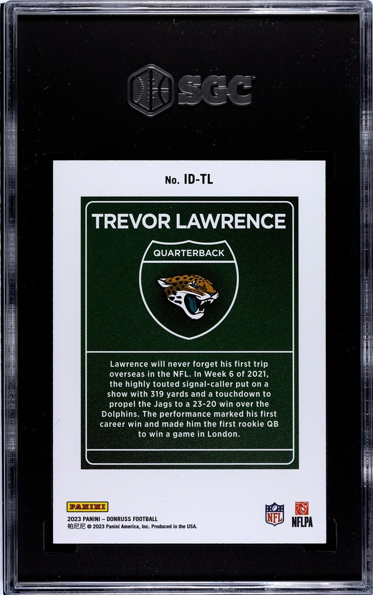2023 Panini Donruss Trevor Lawrence International Downtown ID-TL