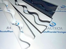 Profilfüller Füllerleiste 18/76 Lichtplatten Sinus 76/18 schwarz weiß 1064mm 990