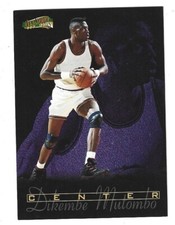 1996 Score Board All Sport PPF Plus Dikembe Mutombo Basketball #182 NRMT