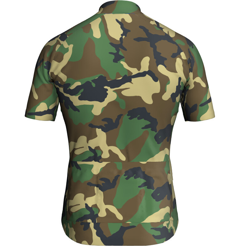 Camouflage Cycling Jersey Bicycle Army Shirt Bike Clothing