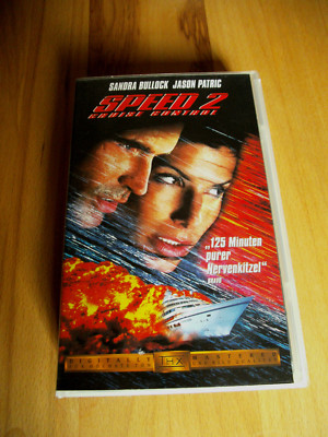 VHS Speed 2 - Cruise Control (1998) Actionthriller mit Sandra Bullock FSK 12
