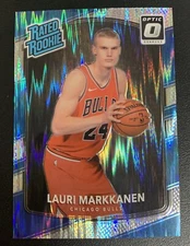 LAURI MARKKANEN Optic ROOKIE “SHOCK” REFRACTOR SP Parallel Variation RC #159