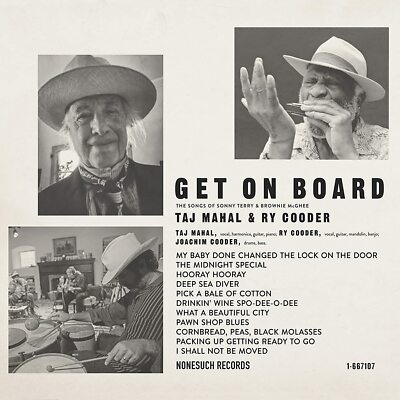Taj Mahal + Ry Cooder - GET ON BOARD LP Sent Sameday*