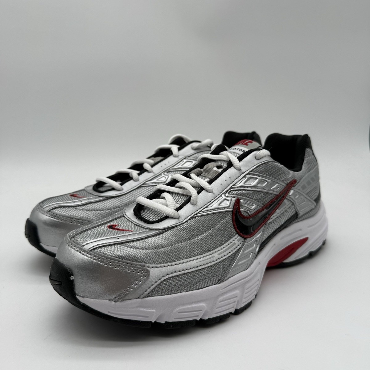 Nike Initiator Metallic Silver Black Mens Size 10 394055 001  display picture 3