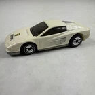 Vintage 1986 Hot Wheels Ferrari Testarossa White Diecast Car Toy Great Condition