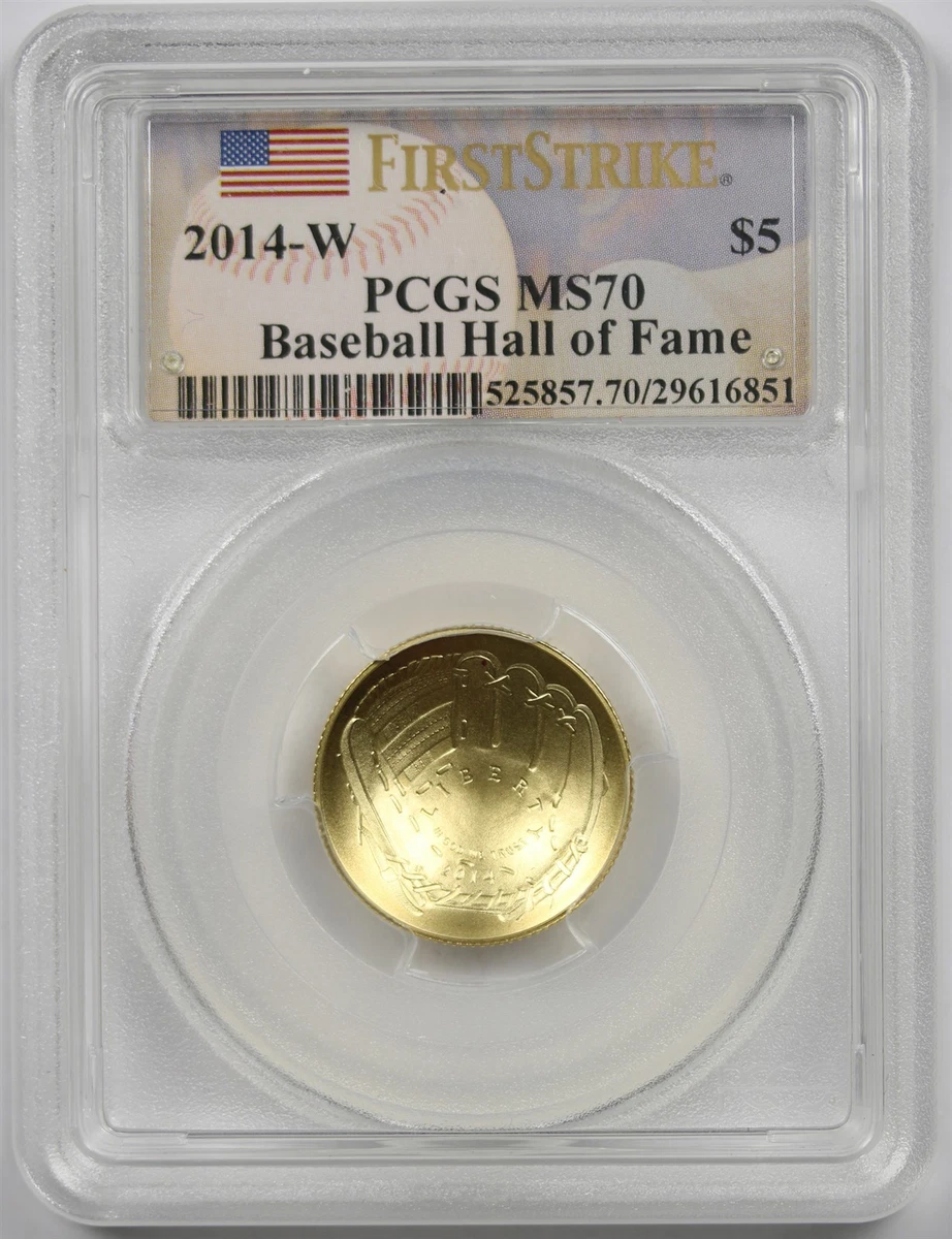 コレクション National Baseball Hall Gold Coin National Baseball Hall of Fame $5 Gold Coin | U.S. Mint
