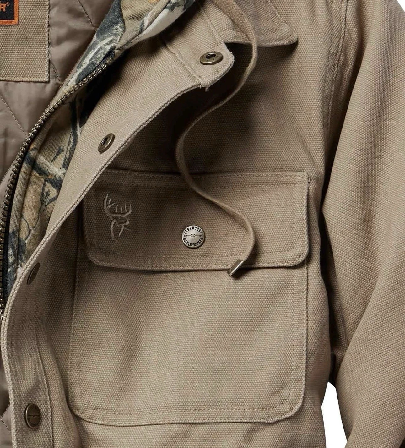 Mens Buck Commander Hunter's Edge Canvas Jacket - XL - product detail image 4