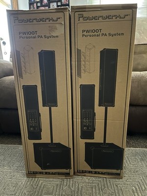Power Werks Pw100T Personal PA System Speaker New