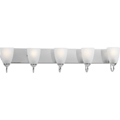 Progress Lighting P2713 Gather 5 Light Bathroom Vanity Light - Chrome