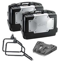 Kappa KGR33 Seitentaschen Mit Rahmen FüR BMW F 650 GS 2008-2011 33LT Aluminium