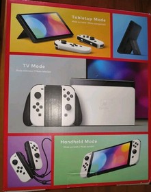 Nintendo Switch OLED Model HEG-001 Video Game Console - 64GB - White