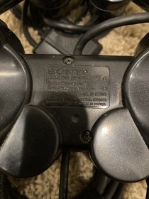 PS2 Black DualShock 2 Controller Lot Sony PlayStation 2 OEM Tested!