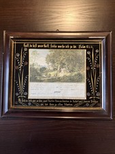 Dokument konfirmacyjny / Obraz pamiątkowy konfirmacyjny z XIX wieku.